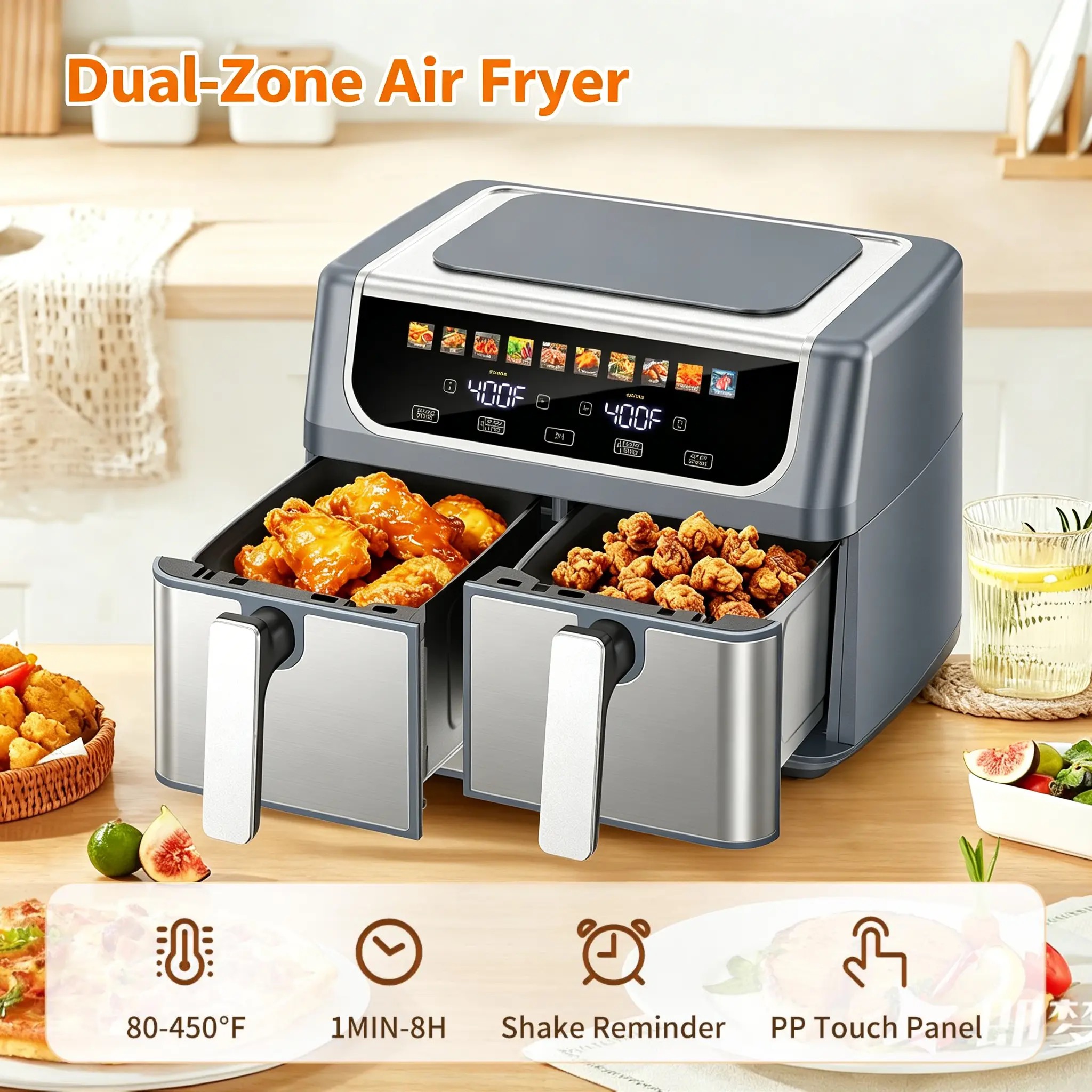 Dual Basket Digital Double Zone Air